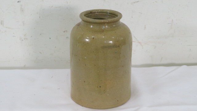 John Bell yellow ware wax sealer (1 of 6)