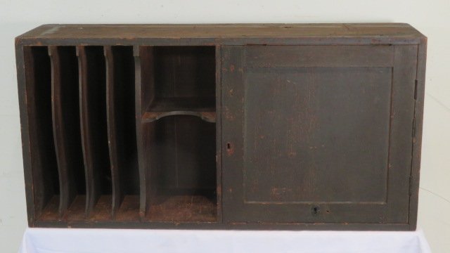 Pine 19th century countertop office cabinet (1 of 5)