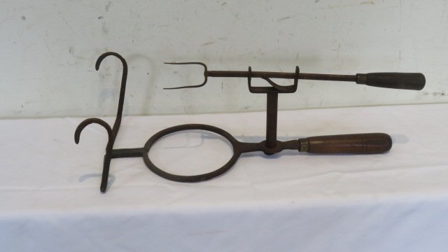 Fireplace meat spit (1 of 3)