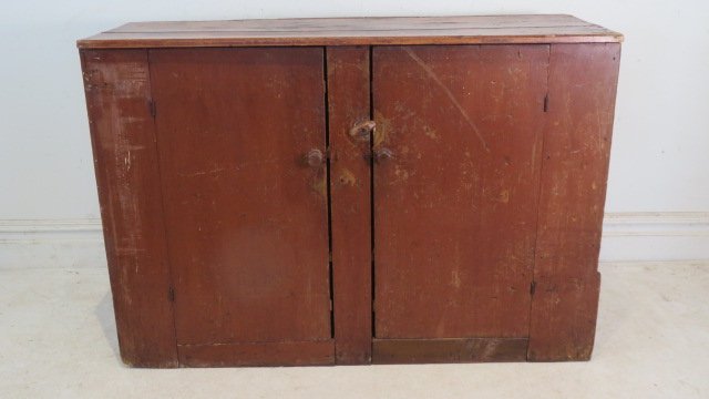 New England pine plank door pantry cupboard (1 of 7)