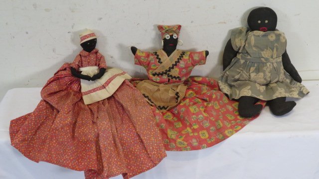 3 black rag dolls (1 of 6)