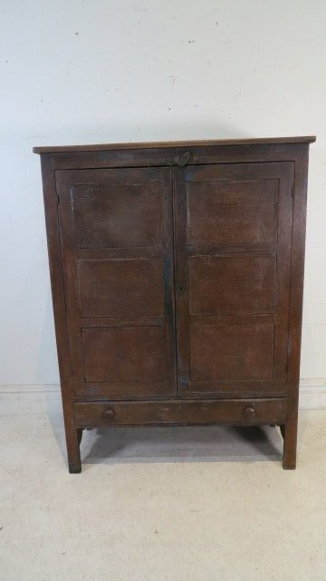 Painted tin door pie safe (1 of 8)