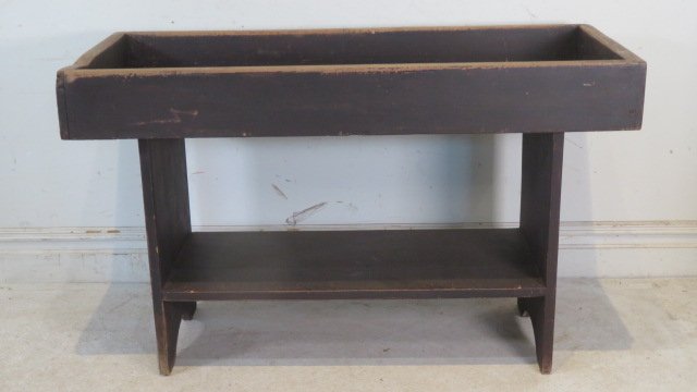 Painted dry sink bucket bench (1 of 7)