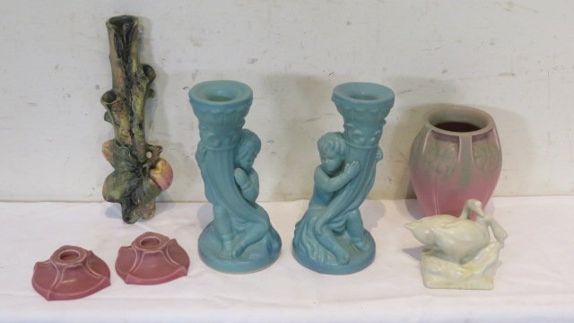 7 pieces of Art Pottery (1 of 8)