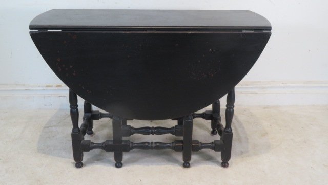 19th century gateleg drop leaf table (1 of 6)