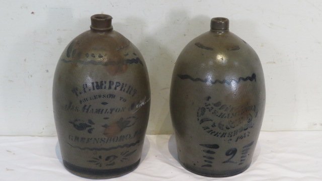 2 Western PA stoneware 2-gal jugs (1 of 7)