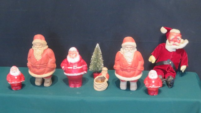 Group of 8 vintage Christmas items (1 of 7)