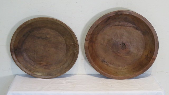 2 large wood serving trays (1 of 4)