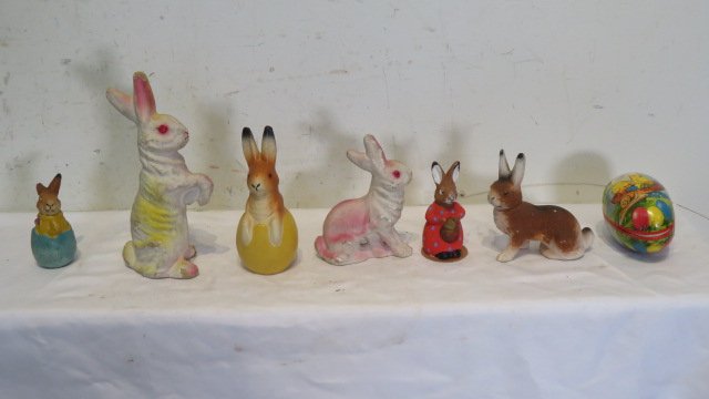 Group of 7 vintage Easter items (1 of 8)