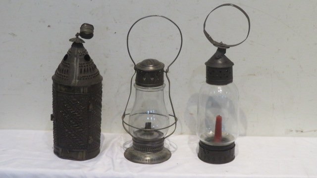 Group of 3 early lanterns (1 of 6)