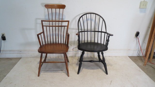 2 reproduction Windsor chairs (1 of 3)