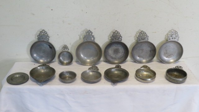 13 pcs of 20th century pewter (1 of 4)