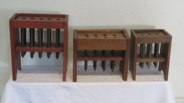 3 wood frame candlemolds (1 of 4)