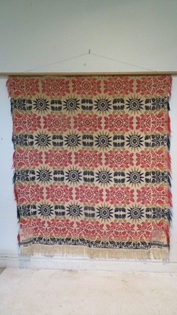 4 color Ohio wool coverlet (1 of 6)