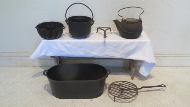 6 pieces of fireplace iron (1 of 5)