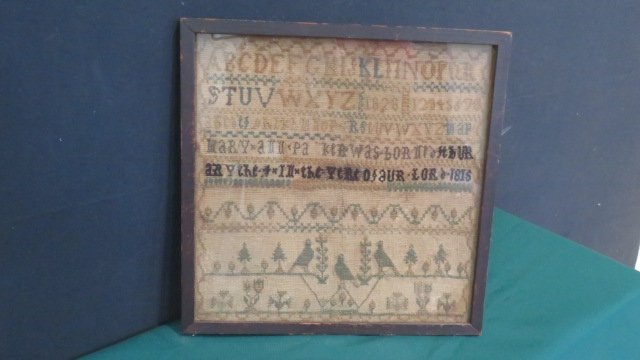 1816 schoolgirl sampler (1 of 4)
