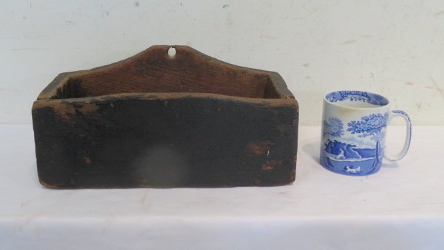 Early pine hanging candlebox (1 of 5)