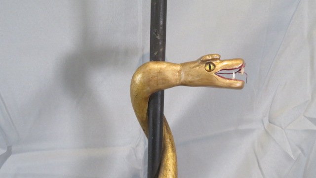 OddFellow Lodge serpent staff (1 of 7)