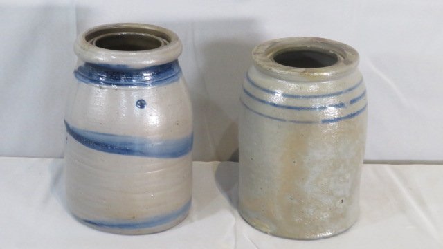2 stoneware striper wax sealers (1 of 8)
