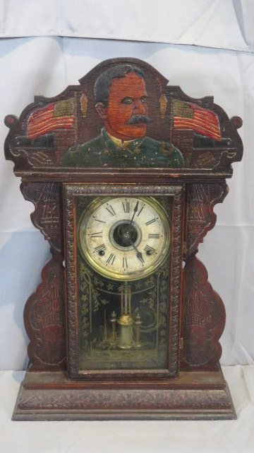 Gilbert commemorative clock for Admiral Dewey (1 of 8)