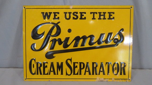 Primus Cream Separator tin sign (1 of 4)