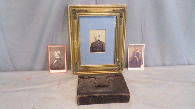 3 Civil War era CDV's and 1864 pocket Bible (1 of 10)