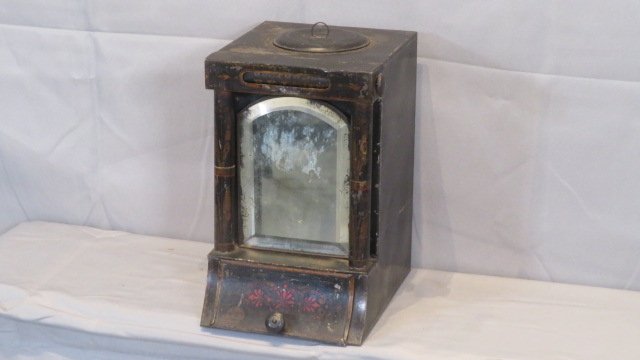 Old General Store coffee and tea bin in original paint & stencil (1 of 11)