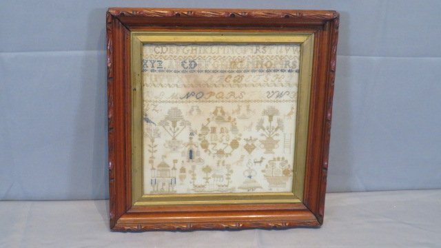 1858 schoolgirl sampler (1 of 5)