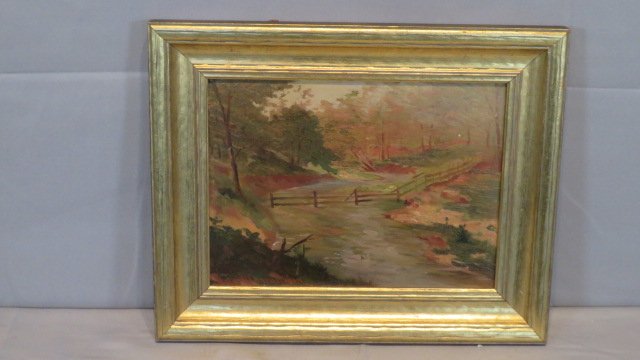 O/B landscape painting by Jean Mannheim (1 of 8)
