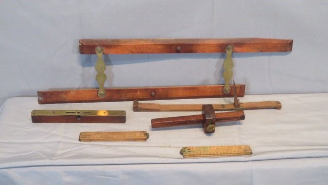Group of 6 - 19th century wooden tools (1 of 4)