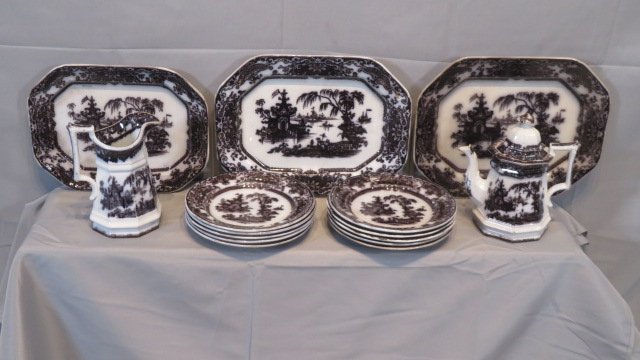 15 pieces of Corean Mulberry Staffordshire china (1 of 8)