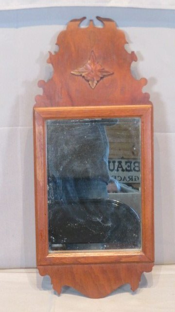 Period mahogany Queen Anne wall mirror (1 of 5)