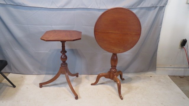 2 - 19th century candlestands (1 of 11)