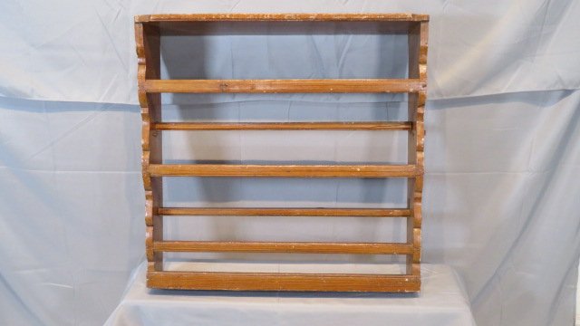 Grain painted dovetailed shelf (1 of 6)
