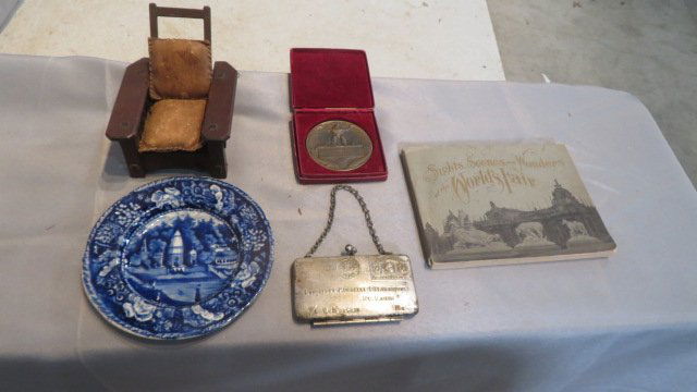 Group of 5 misc. items, St. Louis World's Fair items, etc. (1 of 7)