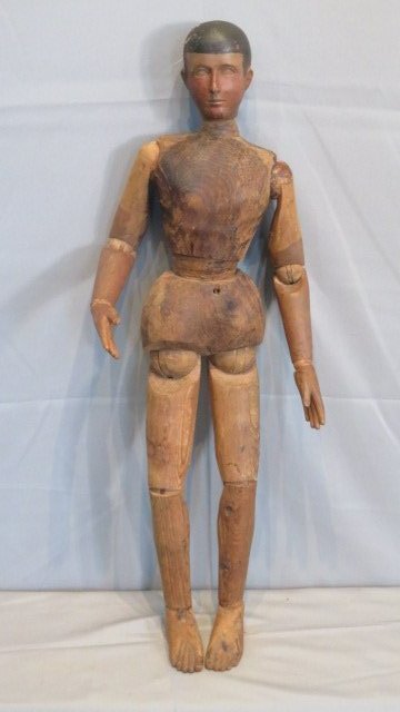 Wood 32" articulated artist's model mannequin (1 of 10)