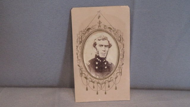C.S.A. CDV Civil War Confederate Gen. Braxton Bragg (1 of 4)