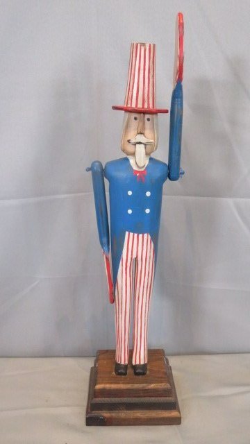 20th century folk art Uncle Sam whirligig (1 of 4)