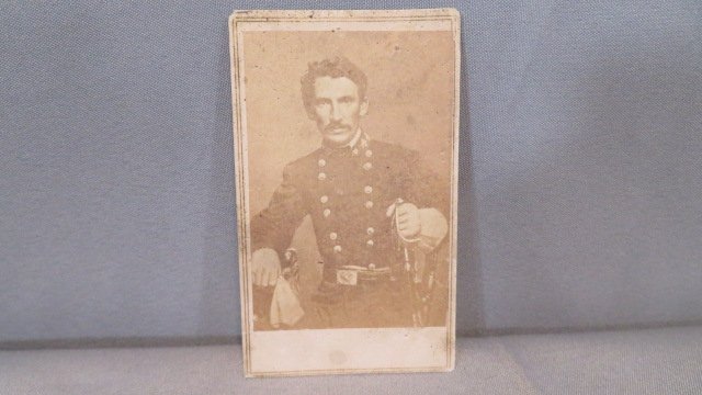 CDV Civil War image of Confederate General M. Jefferson Thompson (1 of 3)