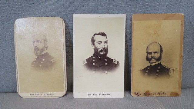 3 CDV Civil War images of Union Generals (1 of 5)