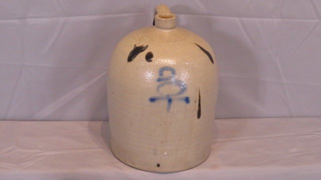 3-gal salt glazed stoneware jug (1 of 6)