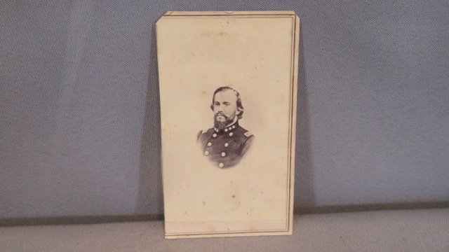 CDV Civil War image of Confederate General John Hunt Morgan (1 of 3)