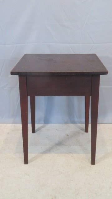 Walnut 19th century stand table in original surface (1 of 5)