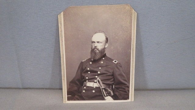 CDV Civil War image of Union Brig. General John Potts Slough, 1st Colo. Inf. (1 of 3)