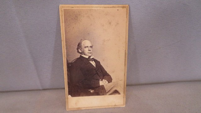 CDV Civil War image of Salmon P. Chase, Lincoln's Sec. of Treasury (1 of 4)