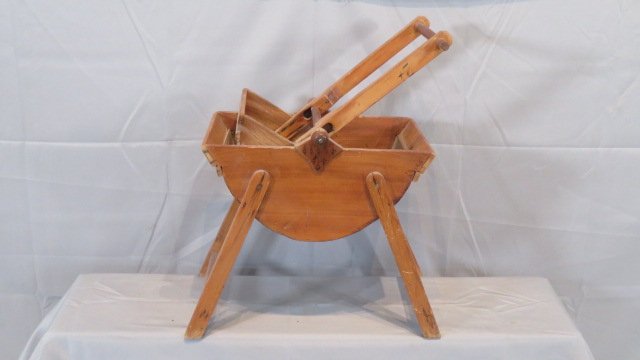 Late 19th-early 20th century child's rockabye washing machine (1 of 5)
