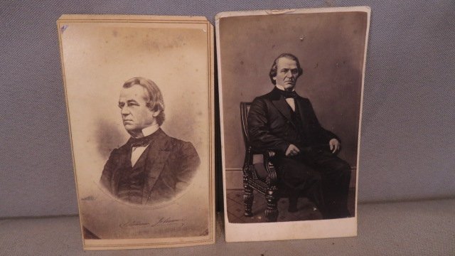 2 CDV images of President Andrew Johnson (1 of 4)