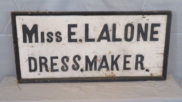 19th Century Dressmaker Trade Sign (1 of 4)