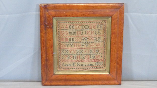 1835 schoolgirl sampler (1 of 5)