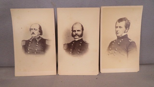 3 CDV Civil War images of Union Generals (1 of 5)